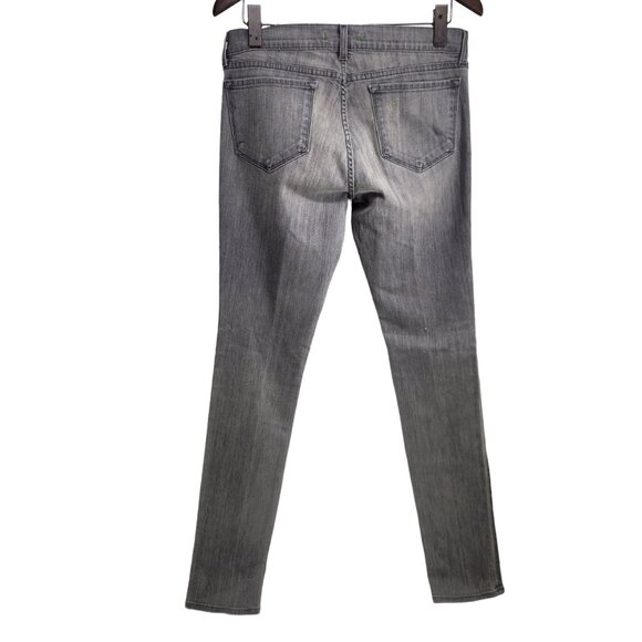 J Brand Gray Skinny Jeans Size 30 Cotton/Spandex Women's Size 30 Long Length - Picture 2 of 10